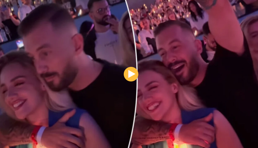 Heidi dhe Romeo më të dashuruar e kurrë, shijojnë në Tiranë koncertin e Alban Skenderajt